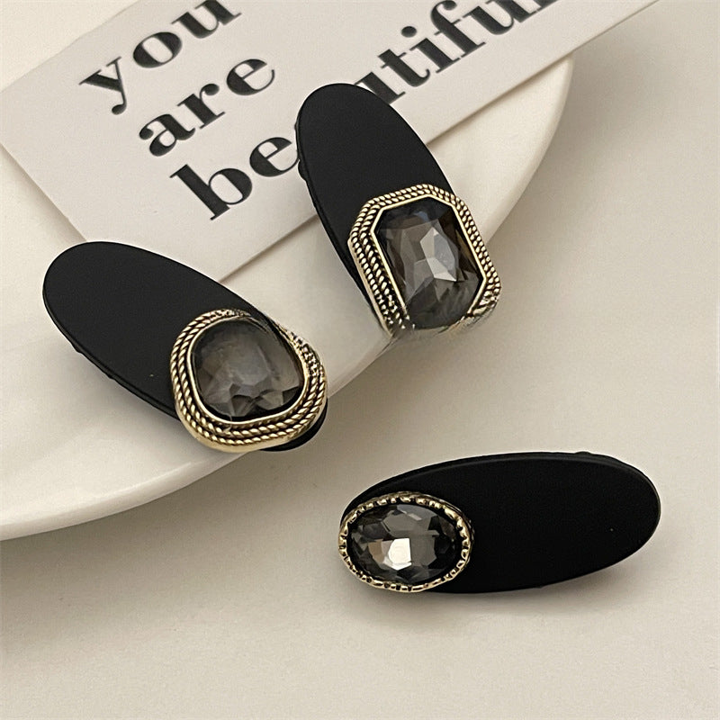 Wholesale Vintage Frosted Pearl Rhinestone Hairpin Head